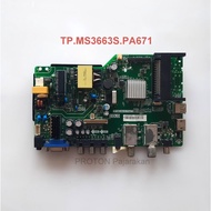 MESIN Sanken SLE-24SH100D LED TV Mainboard SLE-246HDS SLE 24SH100D 246HDS Manherboard Machine TP.MS3