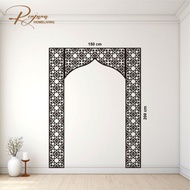 Renjana Mihrab Mushola Rumah Walpaper Dinding Mushola Berbahan PVC