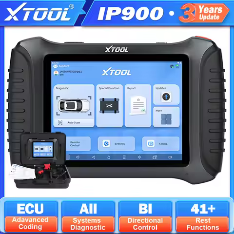 XTOOL IP900 ECU Coding All Systems Car Diagnostic Tools OBD2 Bidirectional Scanner With 41+ Special