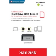 sandisk ultra dual usb drive type-c 128gb - sdddc2-128g - black