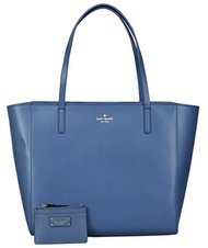 Kate Spade Violeta Tote (Consellblue) Bundled With Adi Card Holder Wallet (Consellblu)