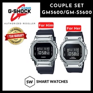 Casio G-SHOCK GM-5600-1/ GM-S5600-1/ GM-5600/GM-S5600/ GM5600/ GMS5600 Couple Set ORIGINAL