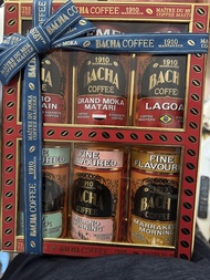 【平放/專櫃4折】Bacha Coffee 6罐裝原粒咖啡豆禮盒 (Expedition Box) 全新現貨 附原裝絲帶