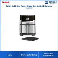 Tefal 4.2L Air Fryer Easy Fry & Grill Deluxe EY501D | 1550W | 2 in 1 Function | Grill Technology | E