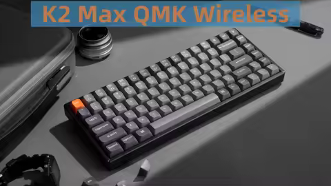 Keychron K2 Max QMK Wireless Custom Mechanical Keyboard Aluminum Frame RGB Backlight Double-Shot PBT