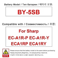 Reliable Replacement BY-5SB For Sharp EC-A1R-P EC-A1R-Y 1730mAh Air Purifier Battery