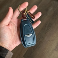 Aston martin 皮革鑰匙套 DBX DBS DB11 DB12 Vantage 汽車鑰匙包