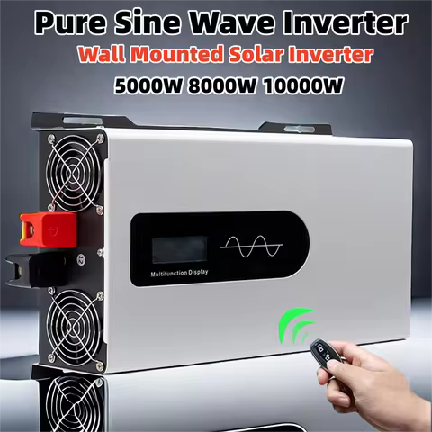 5000W 6KW 8KW 10KW 12000W Pure Sine Wave Inverter 12V/24V/48V/60V/72V/96V Power Inverter 110V 220V S