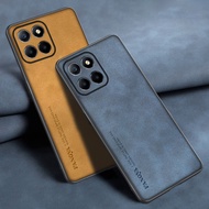 Luxury Leather Case For Honor 70 Lite Honor70 Cover Matte Silicone Shockproof Protection Phone Case 