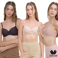 Wacoal Go Girls Smart Size Easy Matching Bra บราไร้โครงวาโก้ เซท 3 ชิ้น รุ่น WB3Y41 คละสี (BE-BT-OT)