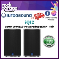 Turbosound iQ12 2500-Watt 12" Powered Speaker - Each / Pair ( iQ-12 / iQ 12 )