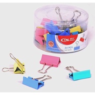 Dingli Colors Metal Binder Clip / Paper Clip / Single Dovetail Clip / Color Long Tail Clip / Metal B