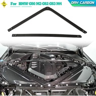 Prepreg Dry Carbon Car Engine Bonnet Hood Engine Strut Brace Tower Bar for BMW G80 M3 G82 G83 M4 202