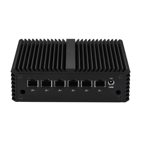 Q10900G6 Industrial Mini PC Intel N355/N305/N100/N150 Soft Router 5xi226V 2.5G LAN pfSense Firewall
