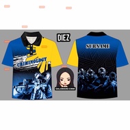 Criminology Polo Shirt with Cotomized name free Criminology Shirt for Men with Surname Full Sublimat