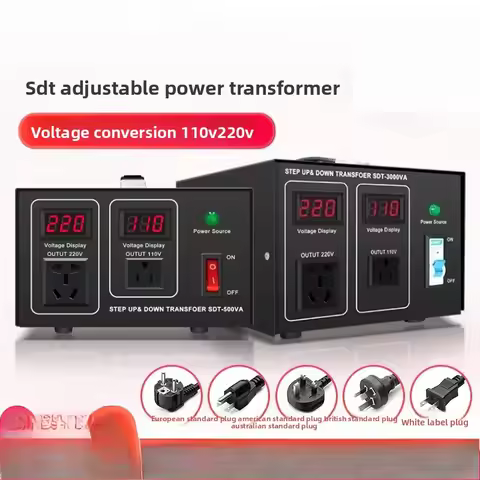 SDT Bidirectional 220V To 110V Lift Transformer 110 To 220 High Power American and Japanese Househol
