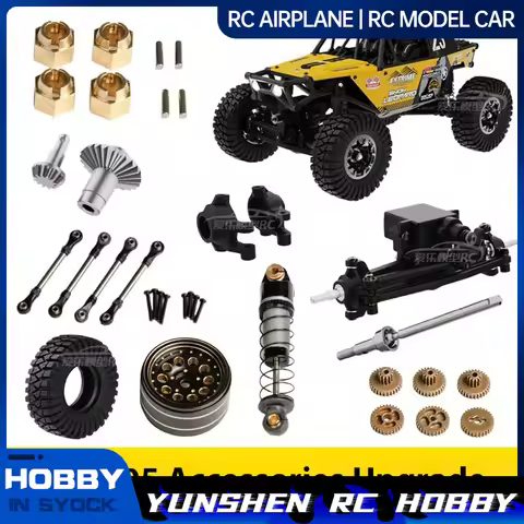 Udirc 1:24 Ucx 2405 Snow Leopard Original Accessories Metal Upgrades Motor Electric Tire Shell Cvd R