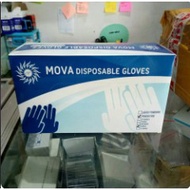 50pcs- Mova Disposable Nitrile Gloves (Black)