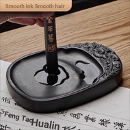 Cheng Mu Inkstone Inkstone Calligraphy Rough Stone Natural Ink Stick Ink Duan Inkstone Ink Ink Ink I