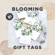 Blooming Gift Hang tag - Hang tag Greeting Card Gift sticker hampers parcel box dus Birthday christmas christmas cny ramadan lebaran