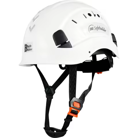 ANSI Construction Safety Helmet ABS Hard Hat Adjustable Ventilation System CE EN397 Hardhats Industr