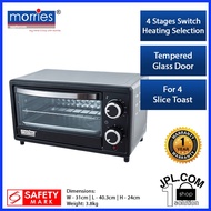 MORRIES - 10L Oven Toaster MS OT905 S/S (STAINLESS STEEL BODY) Premium