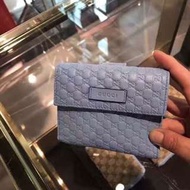 (正品）Outlet GUCCI精品女包皮夾短夾錢包