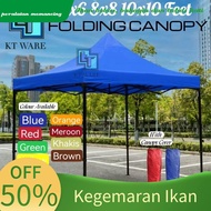 * [Ready Stock] * ➳KT WARE 6x6 8x8 10x10 3x3m folding canopy folding tent kanopi bazar khemah ( full set) payung niaga canopy lipat kanopi✵