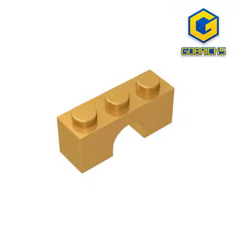 Gobricks GDS-682 BRICK W.BOW 1X3 - 1x3 Arch brick compatible with lego 4490 children's DIY Education