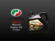 PERODUA - 10w30 3L Mineral Engine Oil 10w-30 - 3Liter Minyak Enjin API-SL