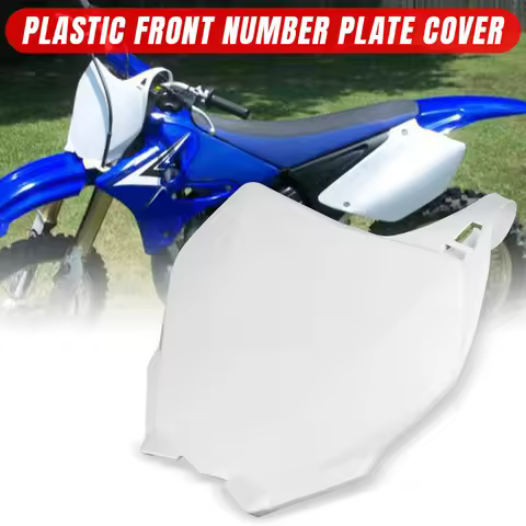 Front Number Plate White Board for Yamaha YZ250F YZ450F 2006 2007 2008 2009 for YZ125 YZ250 2010 201