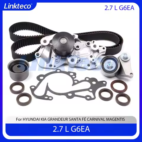 Timing Belt Kit Water Pump 2.7 L T V6 GAS G6EA G6BA For 06-12 HYUNDAI KIA GRANDEUR SANTA FE CARNIVAL