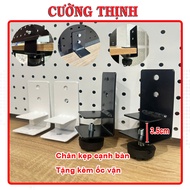 Pegboard Hole Corrugated Board Accessories Table Clamp Stand and Multi-Purpose Table Top Stand