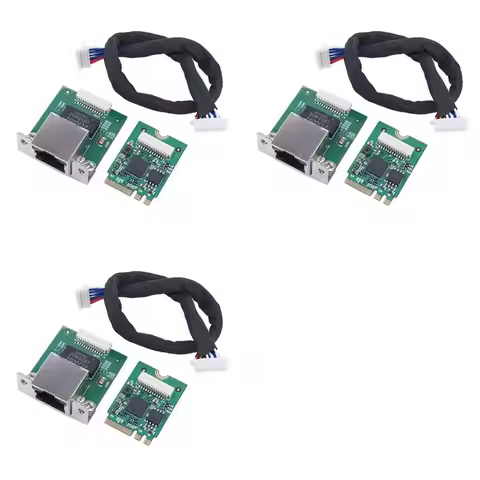 NEW-3X M.2 A+E 2.5Gbe I226-V Ethernet Adapter Multi-Gig 2.5G/1G/100M NGFF 2230 Industrial Control Se