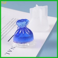 Yuf DIY Crafts Purse Lucky Bag UV Epoxy Mold Table Decoration Casting Silicone Mould