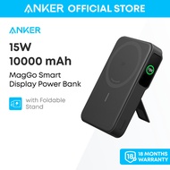 Anker MagGo Powerbank Certified 15W Ultra-Fast Portable Charger 10,000mAh with Smart Display A1654