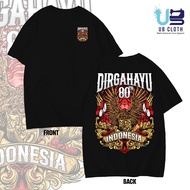 Indonesia Republic Anniversary T-shirt 80th Anniversary Eagle 2025