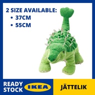 IKEA JATTELIK Dinosaur Soft Toy Dinosaur Ankylosaurus Dinosaur Mainan Lembut Dinosaur 37cm/ 55cm