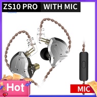 SPVPZ KZ-ZS10Pro Double Dynamic Unit In-ear Stereo Sound Wired Phone Gaming Earphones