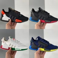 NMD R1 V2 Men Women Running Shoes Core Black Yellow Shoes Size 36-45