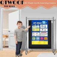 QTWOOF Letter Handwriting Practice Tool, Pocket Design Preschool Alphabet Learning Pocket Chart, Cla
