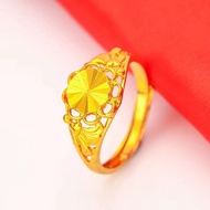 จุดประเทศไทย!!แหวนทอง หุ้มทอง ลายหัวใจ นน. 2 สลึง แหวนผู้หญิง แหวนแต่งงาน แหวนแฟชั่นหญิง แหวนทองไม่ลอก แหวนไม่ลอก แหวนหุ้มทอง ไม่ลอกไม่ดำ 1บาท รักมั่นคง ปรับขนาดได้ แหวนทองแท้ครึ่งสลึง แหวนมงคล แหวนเงา สไตล์คลาสสิก รวย อินเทรนด์