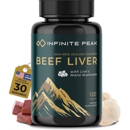 Natural Energy & Focus for High Performing Professionals w/Grass Fed Beef Liver Capsules w/Lions Man
