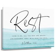 Matthew 11 28 Bible Quotes Wall Art Come to Me All You Who are Weary Christian Poster Scripture Wall
