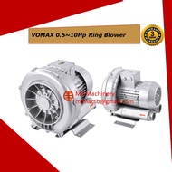 Mf VOMAX HG-1100B / HG1100B 1.5HP 1 Phase Ring Blower