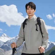 Stand Collar Thin Jacket Workwear Printed Windbreaker Jacket Men 4s Shop Workwear Waterproof Jacket 