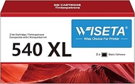 WISETA PG-540 XL Cartridges for Canon Printer Cartridges 540 Compatible Multipack Ink Cartridge for