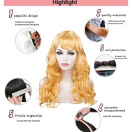 Blonde Wig Long Blonde Bangs Marlyn Monroe Cosplay