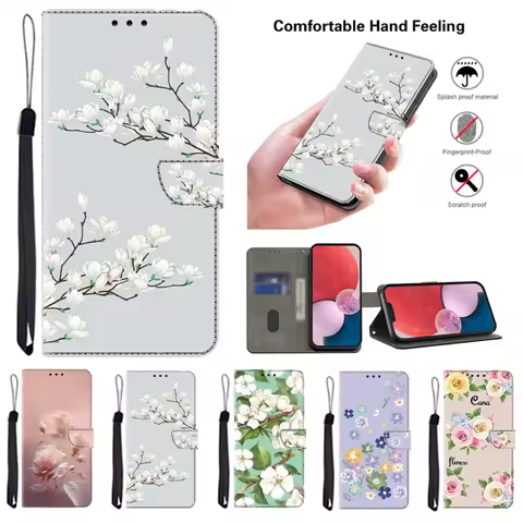 3D Pattern Magnetic Flip Leather Cover Wallet Case For Sony Xperia 1 5 10 II III IV Lite V 2023 Flip