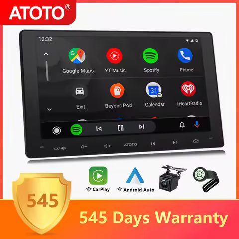 ATOTO 2 Din Android Car Radio 9 inch 4G WIFI GPS Navigation Stereo Apple Carplay Screen Android Auto